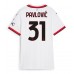 AC Milan Strahinja Pavlovic #31 Bortedrakt Dame 2024-25 Korte ermer